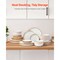 Ceramic Dinnerware Set, Round Plates and Bowls, Dishwasher & Microwave Safe